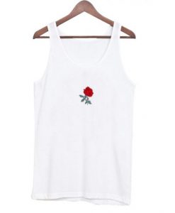 Rose flower tank top DAP