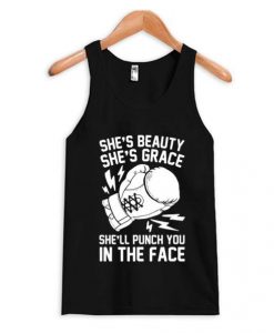 SHES-BEAUTY-SHES-GRACE-SHELL-PUNCH-YOU-IN-THE-FACE-Tank-top DAPSHES-BEAUTY-SHES-GRACE-SHELL-PUNCH-YOU-IN-THE-FACE-Tank-top DAP