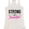 Strong Is Beautiful Burnout Tank Top DAP