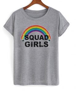 squad girls rainbow t-shirt DAP
