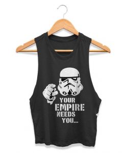 stormtrooper empire Womans Crop Tanktop DAP