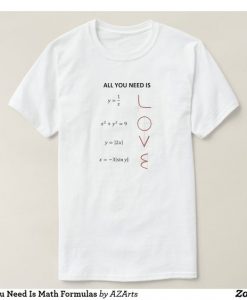 All You Need Is Math Formulas T-Shirt DAP