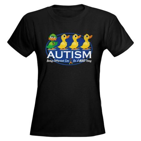 Autism-ugly-duckling-blk Women's Classic T-ShirtDAP