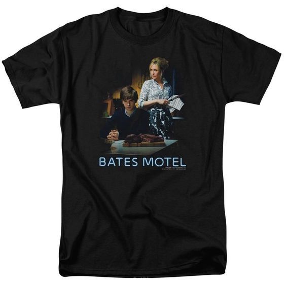 Bates Motel T Shirt Die Alone Adult DAP