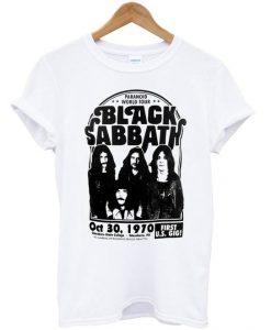 Black Sabbath Paranoid World Tour T shirtDAP