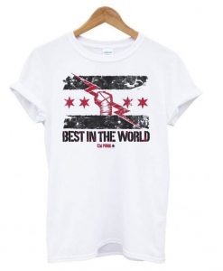 CM Punk Best In The World White T shirt DAP