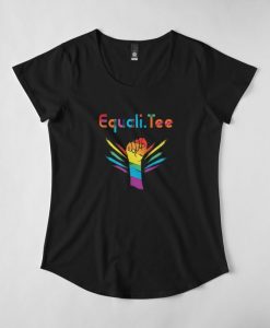 'Colourful Equality Design LGBT Pride' T-Shirt DAP