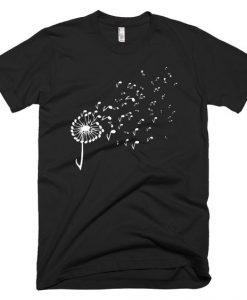 Dandelion Music Note T-Shirt DAP