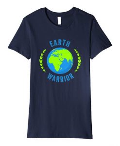 Global Warming Tee Climate Crisis Protest Earth Warrior Premium T-ShirtDAP