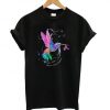 Hummingbird Ribbon Breast Cancer Awareness T shirtDAP