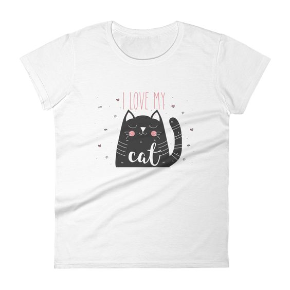 I Love My Cat Women’s short sleeve t-shirtDAP