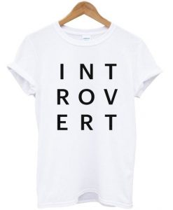 Introvert Typography T-shirtDAP