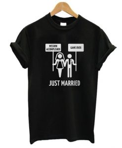 Just Married T Shirt DAP