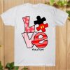 Love Autism Awareness Support Puzzle Piece Jigsaw Heart T-ShirtDAP