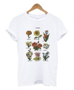Marigold Sunflower Tulip Flowers T-shirtDAP