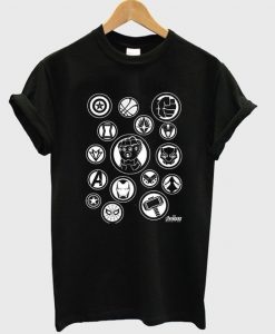 Marvel Avengers Symbols Infinity War T-ShirtDAP