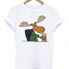 Moose drinking beer t-shirt DAP
