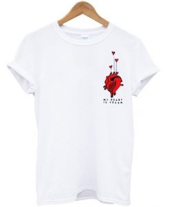 My heart is vegan T shirtDAP