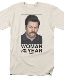 Parks and Recreation Woman of The Year Short Sleeve T-Shirt DAP