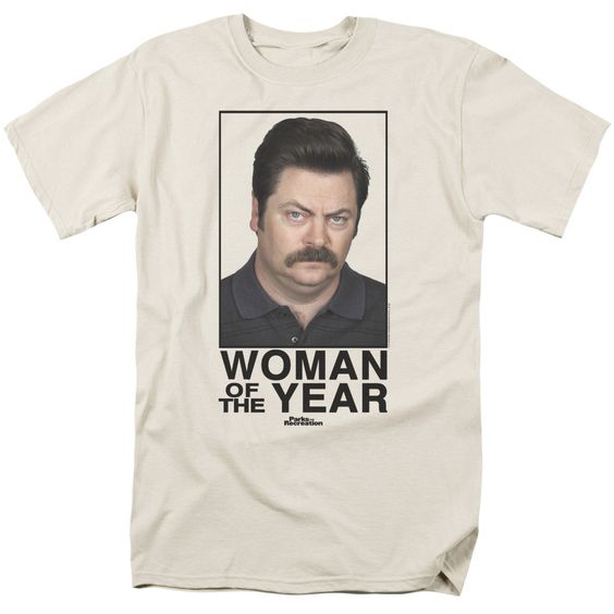 Parks and Recreation Woman of The Year Short Sleeve T-Shirt DAP