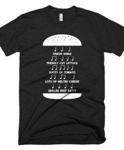 Rhythm Burger Music T-Shirt DAP