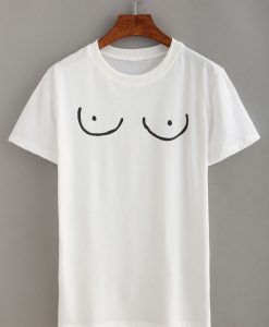 Shop Funny Printed Short Sleeve T-shirt DAP