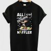 all i want for christmas is a niffler t-shirtDAP