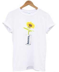 beers with sun flower t-shirtDAP