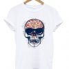 floral skull t-shirtDAP