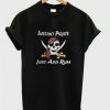 instant pirate just add rum t-shirtDAP