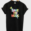 save the music t-shirtDAP