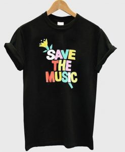 save the music t-shirtDAP