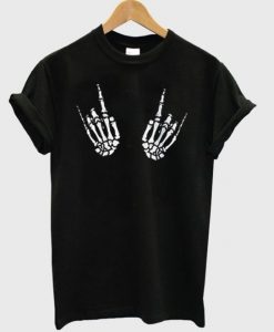 Twenty One Pilots Trench Album Cover T-Shirt DAPskeleton rock hand t-shirtDAP