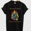 the earth is hotter than my third wasband t-shirt DAP