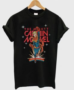 the mighty captain marvel t-shirtDAP