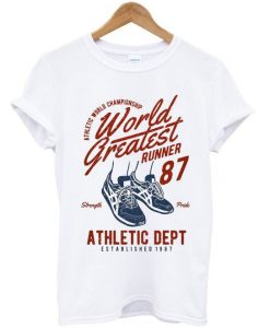 world greatest runner 87 t-shirtDAP
