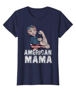 AMERICAN MAMA Tshirt DAP