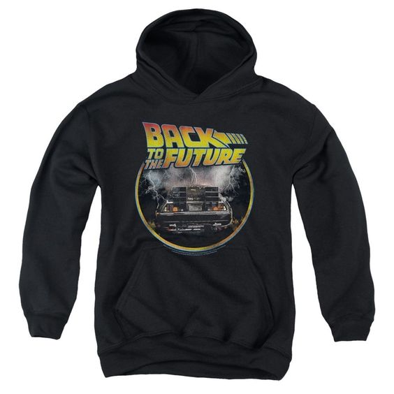 Back To The Future Back Youth Hoodie DAP