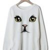 Cat Face Sweatshirt DAP
