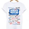 Dunder mifflin the office t-shirt DAP