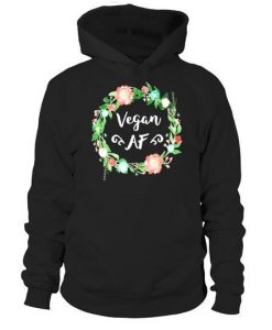Floral Vegan AF Hoodie DAP