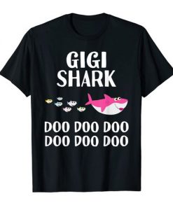 Gigi Shark Doo Doo Grandma Halloween Christmas Mothers Day Men's T-Shirt DAP