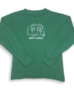 Happy Camper Long Sleeve Sweatshirt DAP