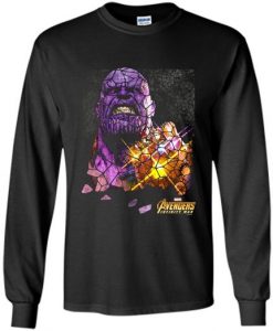 Marvel Infinity War Thanos Stained Sweatshirt DAP