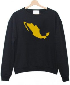 Mexico Map Sweatshirt ZNF08