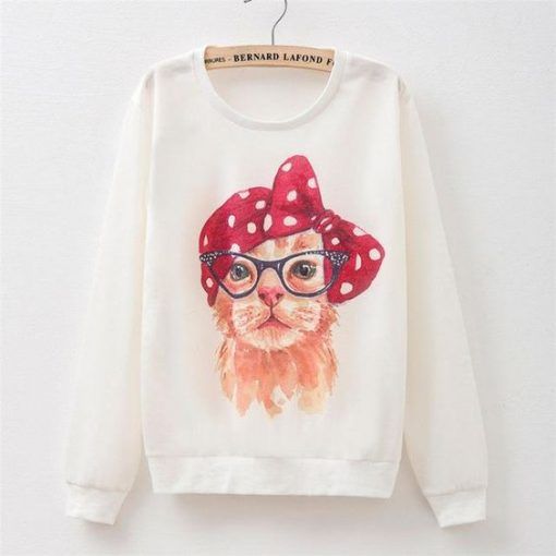 Mom-Cat-Cute-Sweatshirt ZNF08