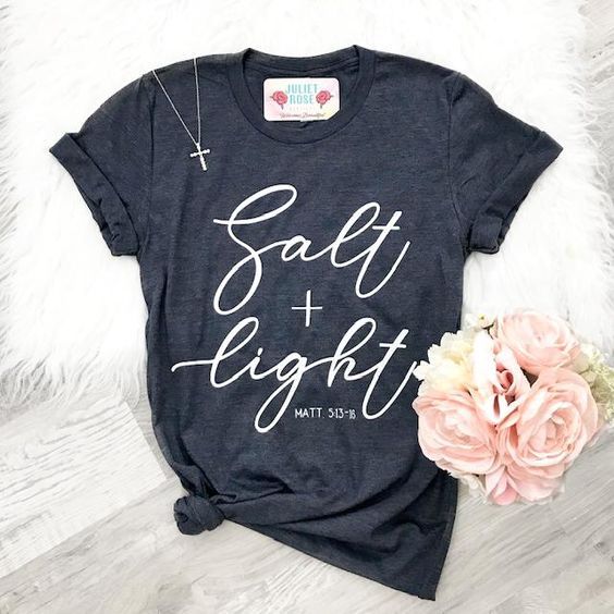 Salt and Light Christian Tee T-Shirt DAP