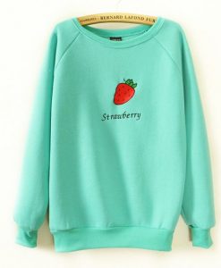 Strawberry Embroideried Sweater DAP