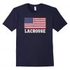 USA Flag Lacrosse Tshirt DAP