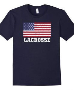 USA Flag Lacrosse Tshirt DAP
